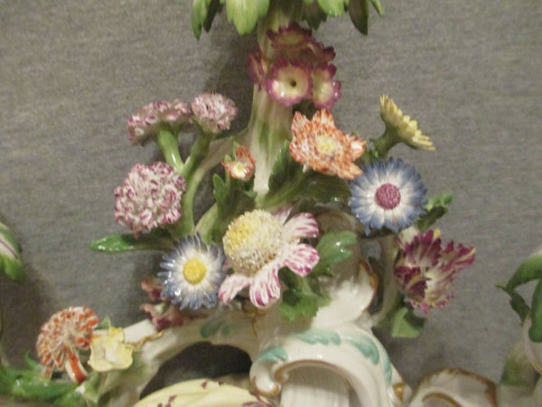 Meissen Porcelain Large Season Candelabra "Winter" 18th C