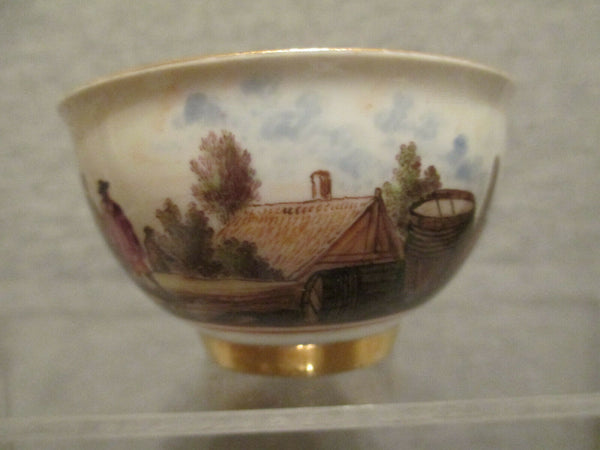 Bol à thé et soucoupe continus en porcelaine de Meissen 1735 