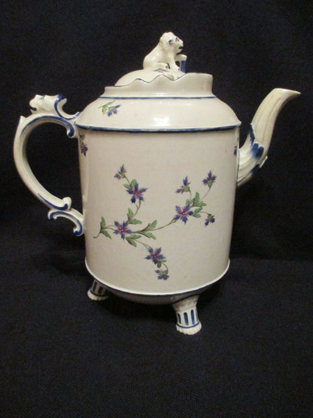 Ludwigsburg Porcelain Floral Coffee Pot 1758 - 1793
