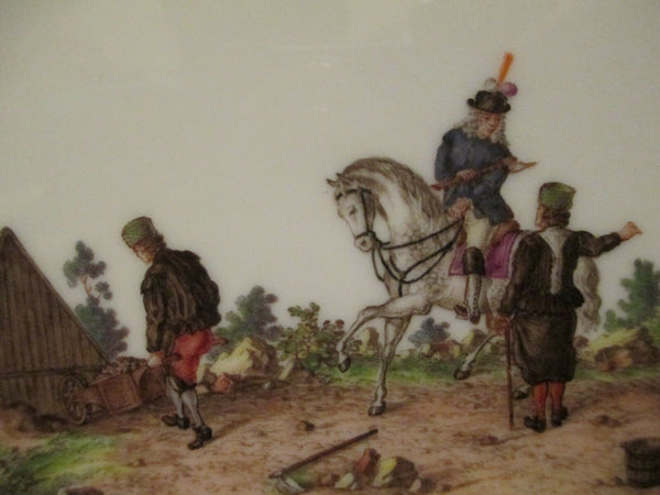 Meissen Porcelain Miners Large Tray  Very Rare 18th C (no 1)