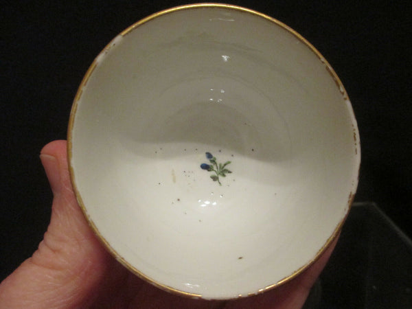 Loosdrecht Floral Tea Bowl & Saucer 1771-84