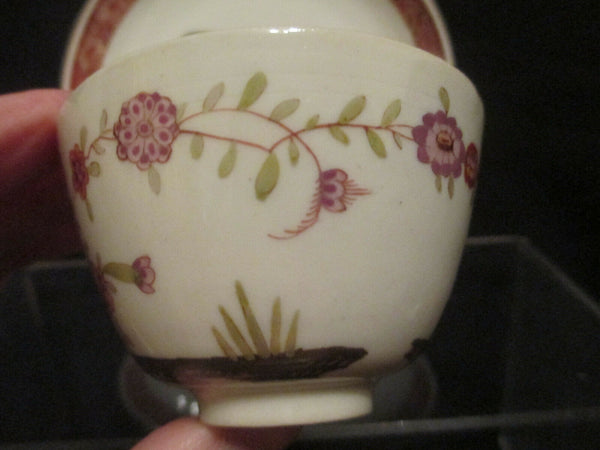 Zurich Porcelain Stadler Style Chinoiserie Tea Bowl & Saucer 1765