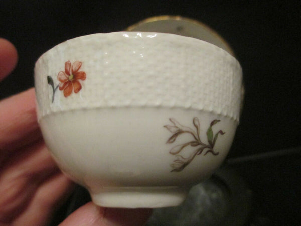 Bol à Thé Miniature et Soucoupe En Porcelaine De Meissen 1740 