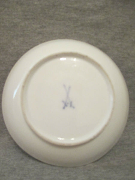 Kauffahrtei-Szene aus Meissener Porzellan mit Türken-Untertasse, akademische Periode 1763-74.