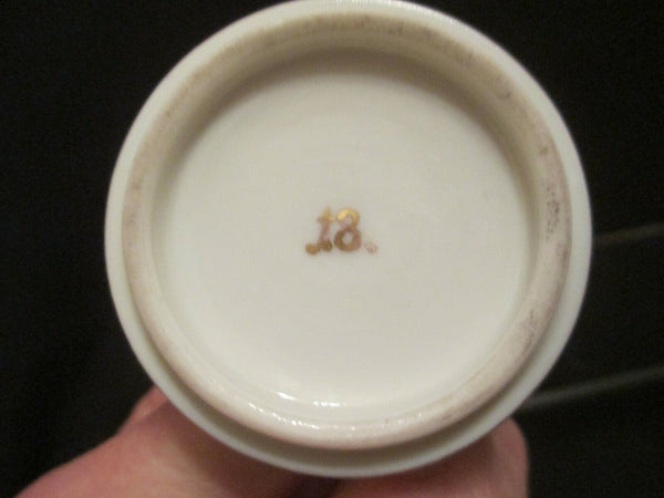 Couvercle De Pot Chinoiserie En Porcelaine De Meissen Début 1700" 