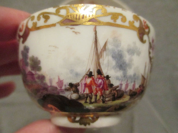 Meissen Porzellan Kauffahrtei und Kakiemon Teeschale und Untertasse 1735