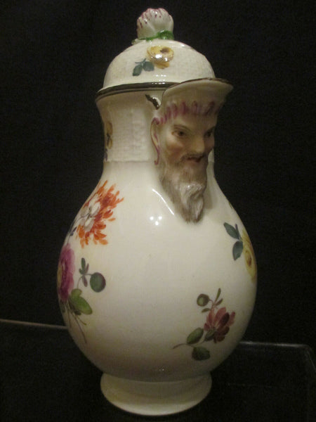 Meissen Porcelain Maskaron Chocolate Pot 1740