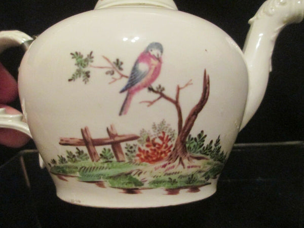 Nymphenburg Porcelain, Ornithological Teapot  1760-70