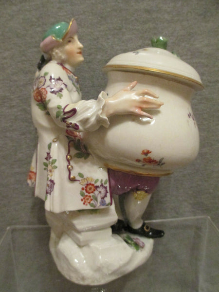 Figurine de confiserie héraldique en porcelaine de Meissen 1740 - 45