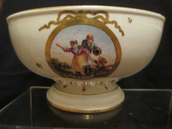 Bol à pieds en porcelaine Hochst 1780, Collection Robert G. Vater