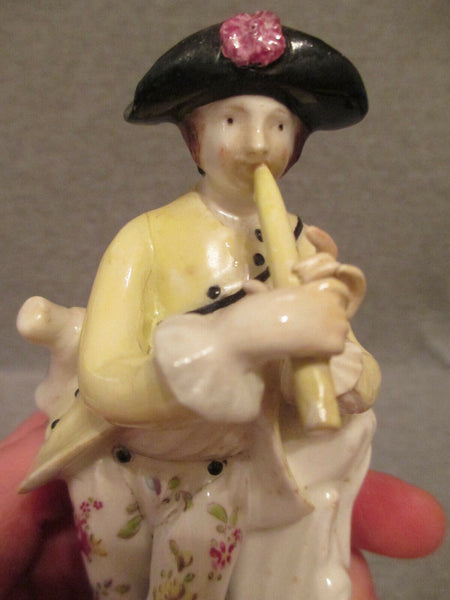 Une figure en porcelaine d'arc d'un berger c1760