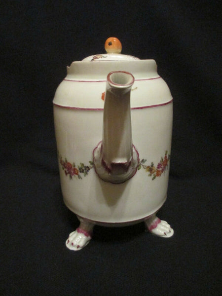 Ludwigsburg Porcelain Floral Garland Coffee Pot 1758 - 1793