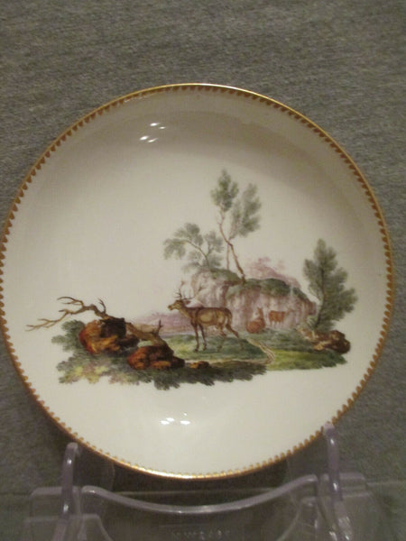 Tasse Et Soucoupe Scène De Chasse En Porcelaine De Meissen 18ème (2 sur 2) 