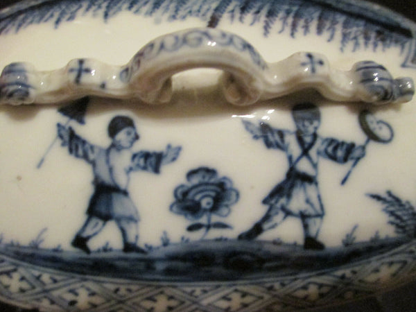 Meissen Porcelain Butter Dish Lid Early 1700's