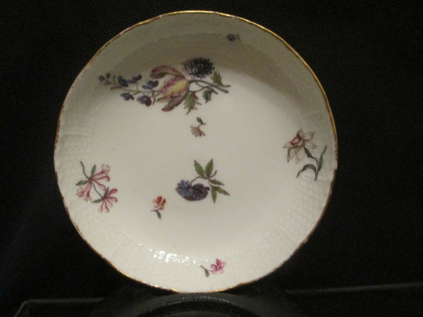 Bol à Thé Miniature et Soucoupe En Porcelaine De Meissen 1740 