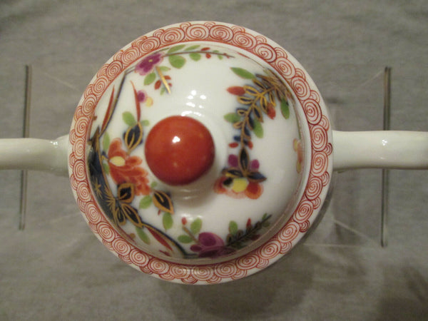 Meissen Frühe Tischchenmuster-Masken-Teekanne, 18. Jh 