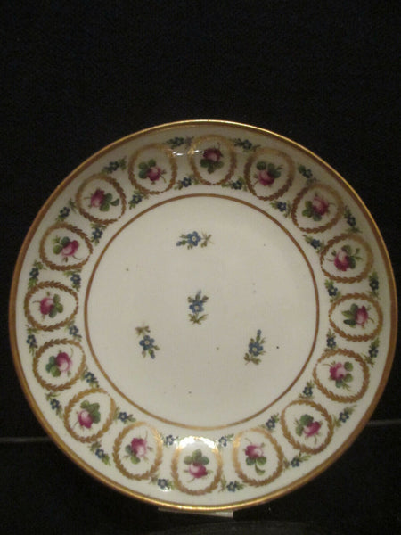 Bol à Thé Floral &amp; Soucoupe Loodsrecht 1771-84