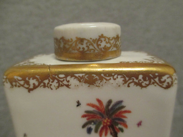 Meissen Porcelain, Chinoiserie and Amazonia Tea Caddy, 18thC Very Rare