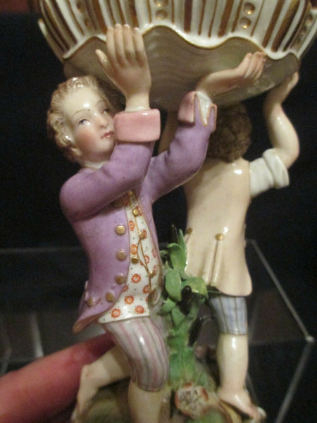 Salière figurative Meissen 19ème