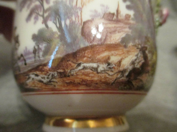 Meissen Continuous Hunting Scene Cup