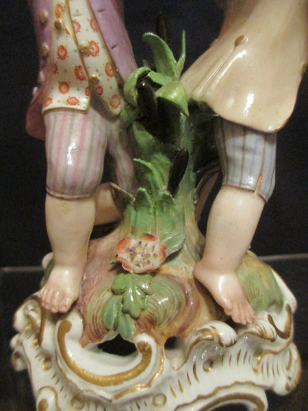 Meissen Figural Salt Cellar 19th C