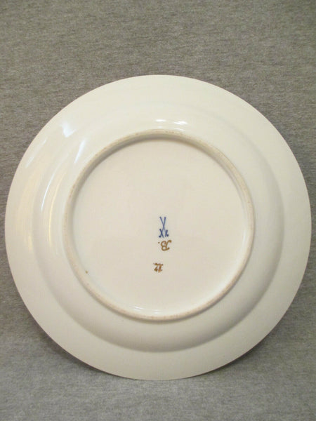 Assiette Plate Hausmaler En Porcelaine De Meissen 1740 