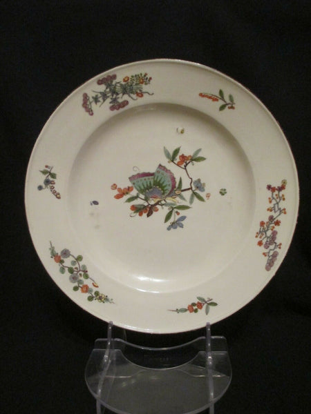 Assiette creuse papillon Meissen 1735 