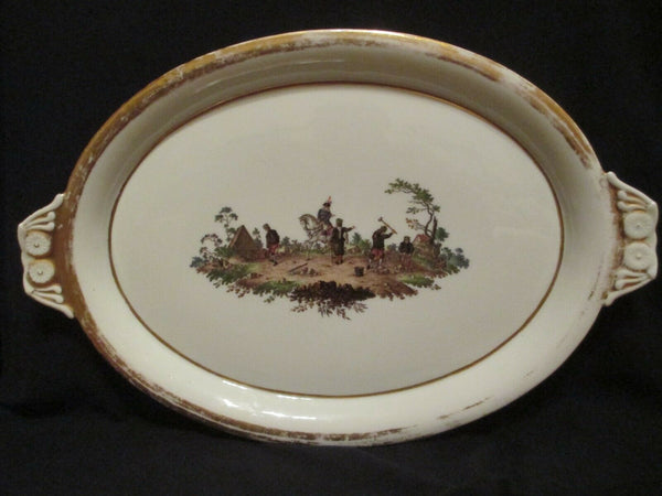 Meissen Porcelain Miners Large Tray  Very Rare 18th C (no 1)