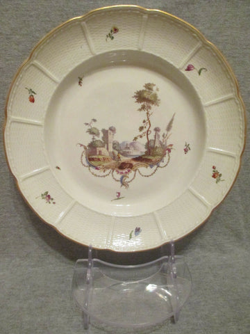 Ludwigsburg Porcelain Scenice Soup Plate 1700's  (1)