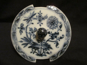 Meissen Porcelain Circular Butter Dish Lid