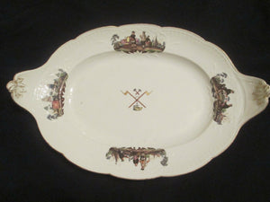 Meissen Porcelain Miners Tray (Very Large) 18th C Very Rare