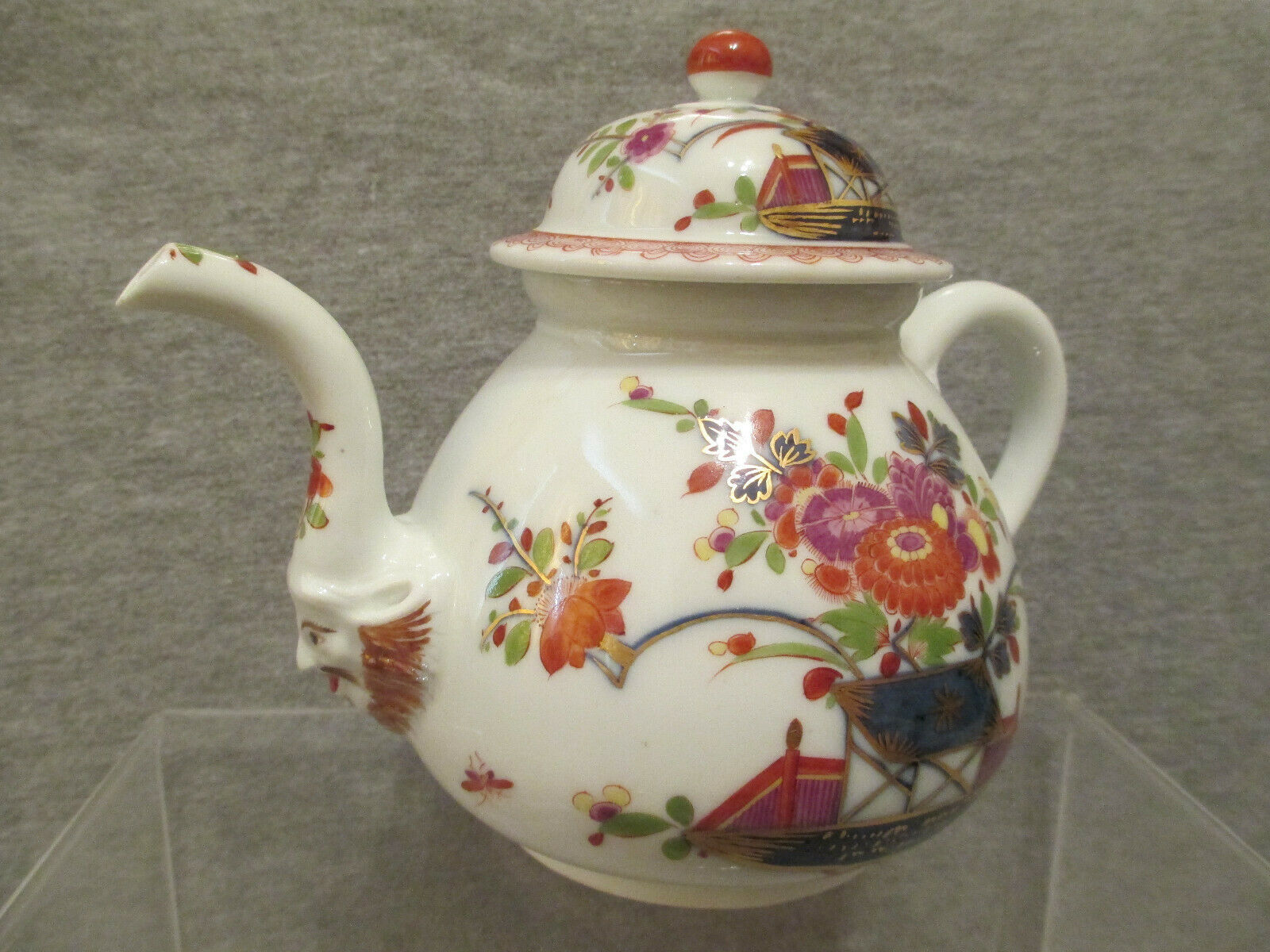 Meissen Early Tischchenmuster Masked Tea Pot 18Th C