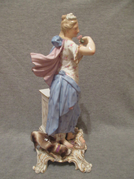 Meissen Emblematic of Senses Figures.