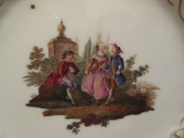 Assiette plate Meissen Scenic Breakthrough