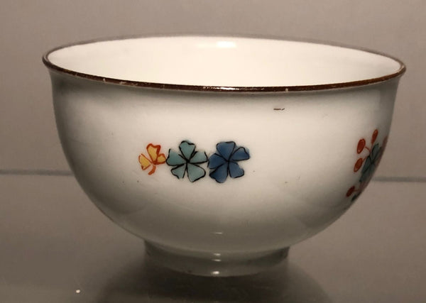 Bol à thé en gerbe de blé Kakiemon en porcelaine de Meissen 1730 - 1735 Drehers Marks