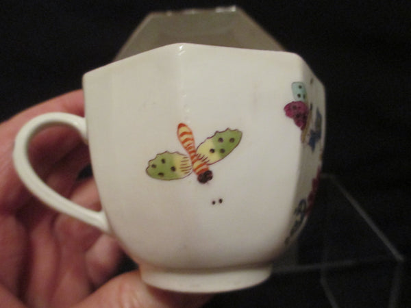 Meissen Porcelain, Bee Pattern (bienenmuster). Tea Cup & Saucer. 1740 (No 1)