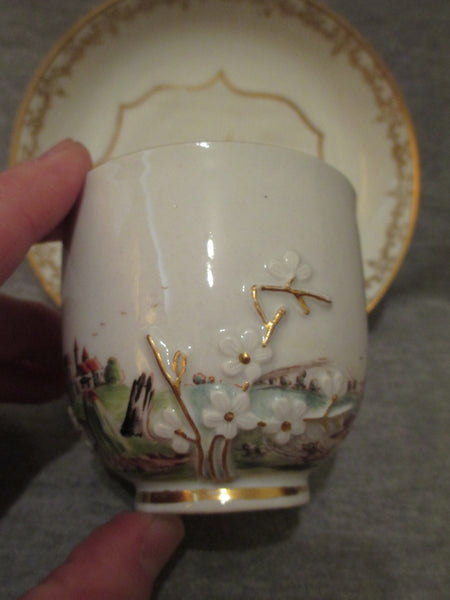 Tasse et soucoupe Meissen Hausmaler, vers 1740.