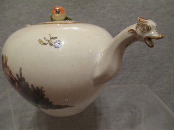 Ludwigsburg Tea Pot with Amorous Couples 1700's