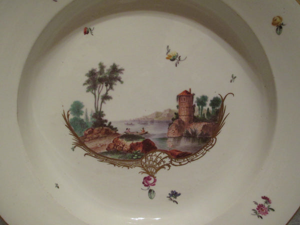 Frankenthal Scenic Plate 1777