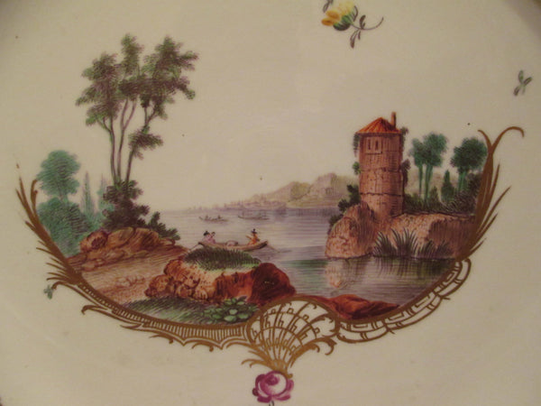 Assiette panoramique de Frankenthal 1777