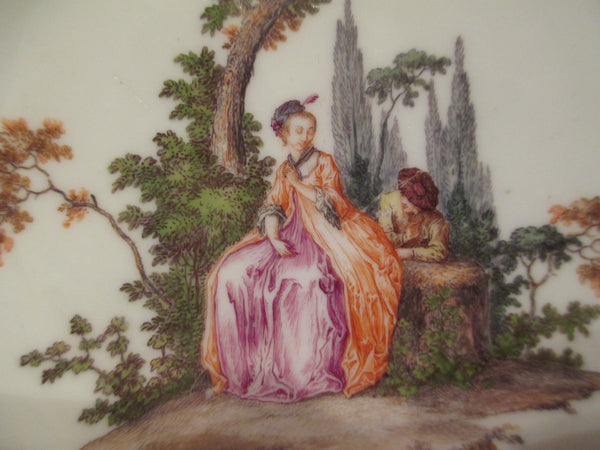 Meissen Courting Couples Soucoupe (No2) Années 1740