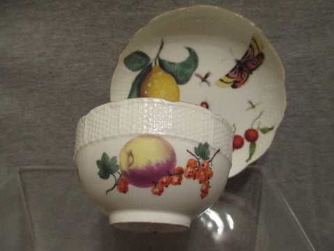 Meissener Teeschale und Untertasse, 1740er Jahre