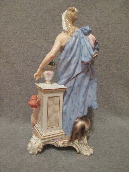 Meissen Emblematic of Senses Figures.