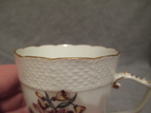 Meissen  Floral Ozier Cup, 18th C