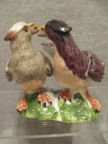 Meissen Porcelain Doves, Early 1700's Very Rare!