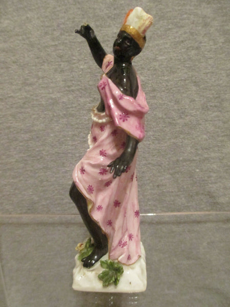 Figure allégorique en porcelaine de Meissen de « l'Amérique », 1745. 