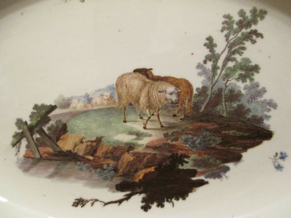 Plateau scénique en porcelaine de Frankenthal. 1777 Carl Théodore