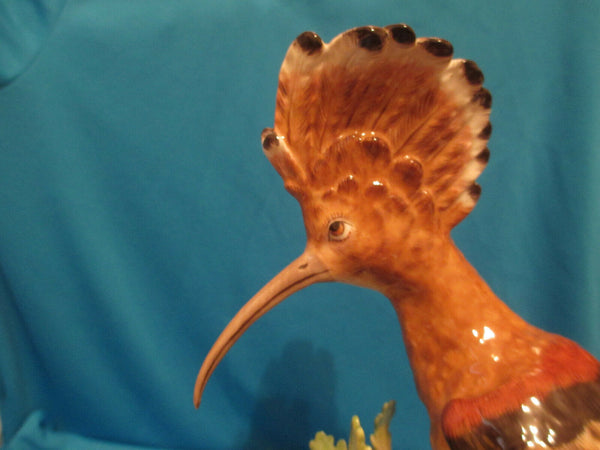 Meissen Wiedehopf Hoopoe Bird , 31,1/2cm