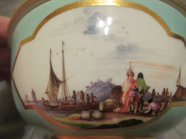 Meissen Porcelain Kauffahrtei Sucrier, Sugar Bowl ...1730