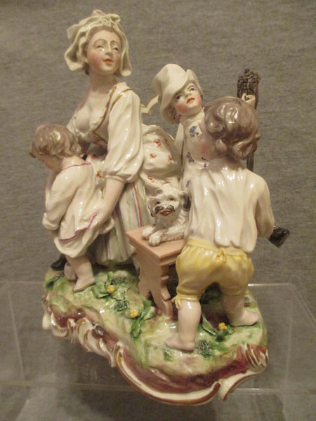 Frankenthal Porzellangruppe Figur der fürsorglichen Mutter, Carl Theodor, 1770er Jahre